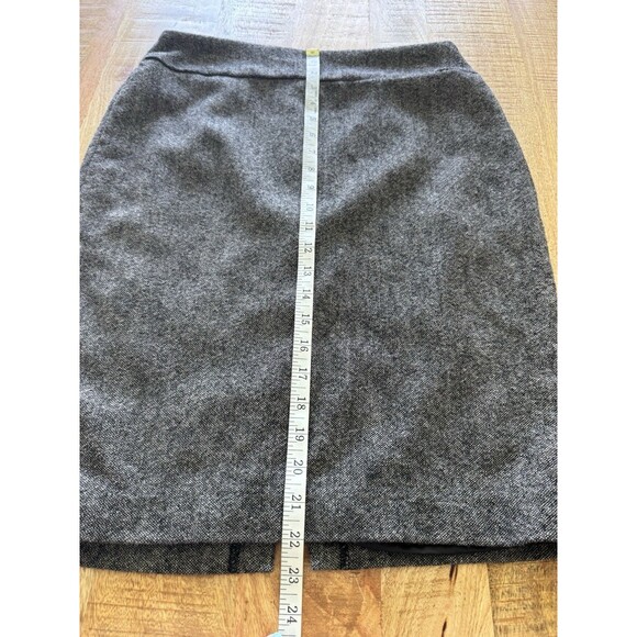 Cabi Women's Gray Wool Blend Tweed Pencil Skirt Lined Career Size 6 - Picture 10 of 10